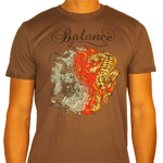 Men's "Balance" Short Sleeve Inside-Out Tee
